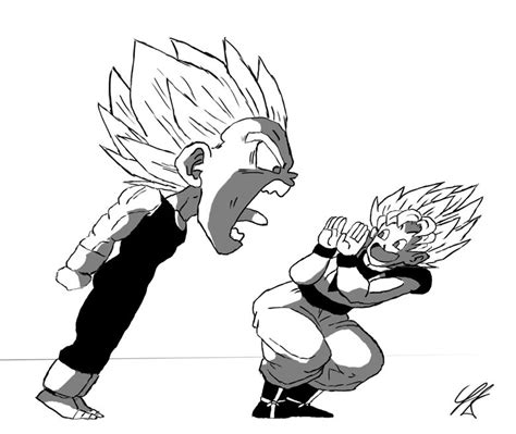 Goku and Vegeta - Funny DBZ by Darkie90 on DeviantArt