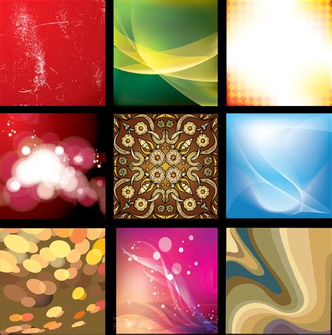 Colorful abstract banners design with spots background free vector ...