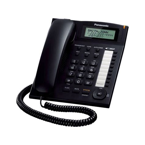 Panasonic Corded Phone with Caller ID and Speakerphone- Black-KX-TS880B ...