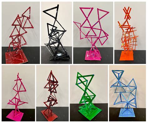 Modular Sculpture Art Lesson - THAT ART TEACHER