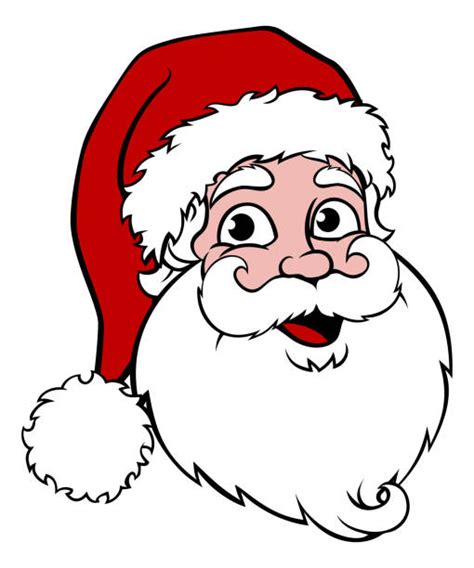 Santa Claus Face Cartoon Images