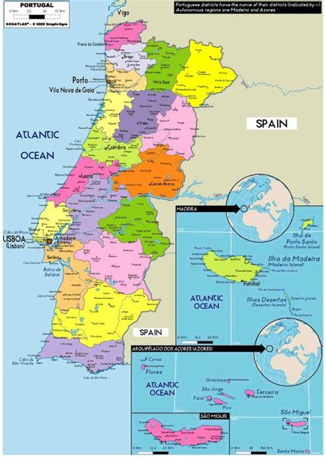 Mapa Portugal Provincias | Mapa