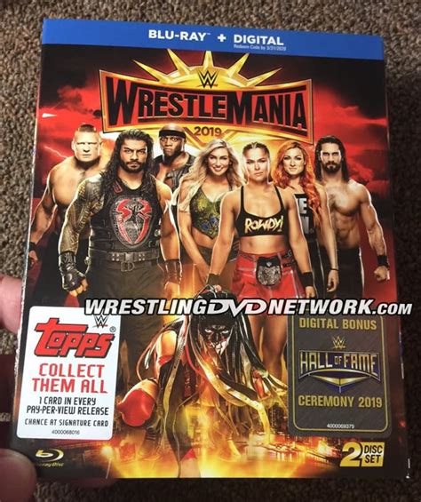 AVAILABLE NOW: WWE WrestleMania 35 on DVD & Blu-Ray (HOF Bonus ...