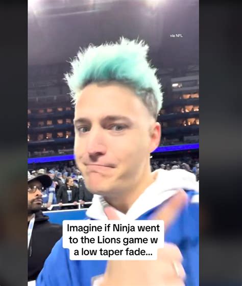 imagine if ninja got a low taper fade