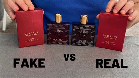Fake vs Real Versace Eros Flame EDP Perfume 100 ml