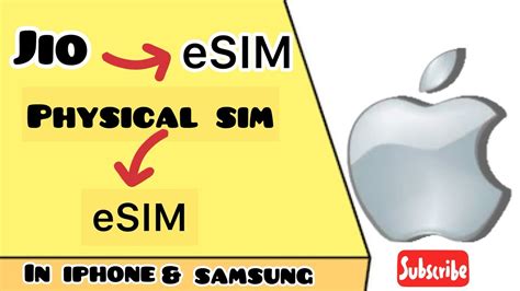 How to activate eSIM || Jio esim activate in iphone | jio sim ko esim ...