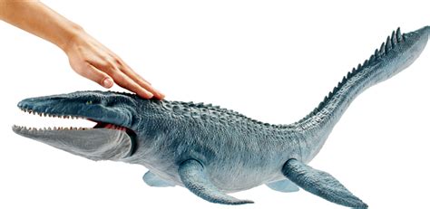 Best Buy: Mattel Jurassic World Real Feel Mosasaurus Blue/Gray FNG24