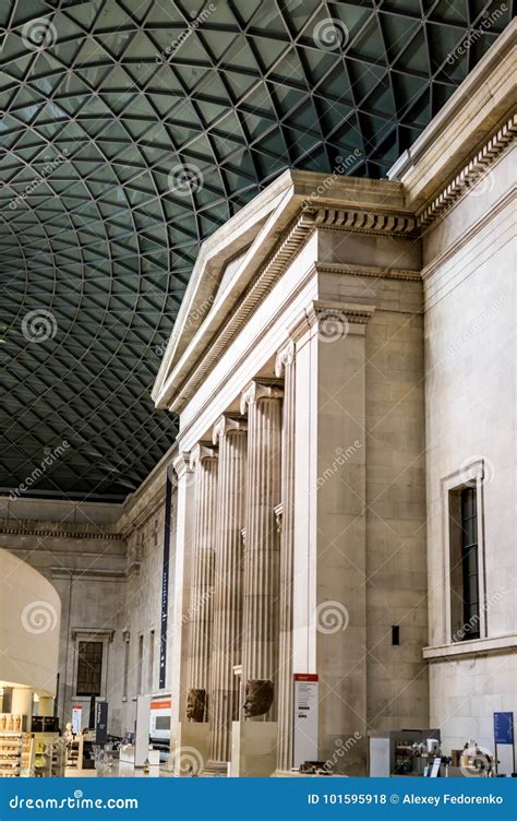 Interior of British Museum in London Editorial Stock Photo - Image of ...