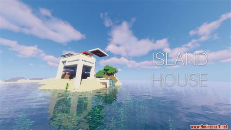 Island House Map 1.14.4 for Minecraft - Mc-Mod.Net