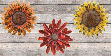 Rustic Flower Wall Decor - Teton Timberline Trading