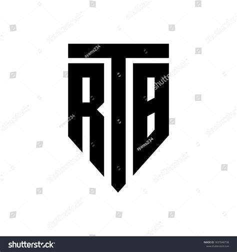 Initial Rtb Letter Logo Design Monogram Stock Vector (Royalty Free ...