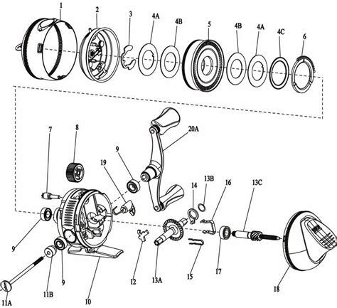 Zebco Fishing Reel Schematics