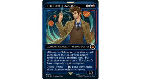 MTG Doctor Who spoilers include TARDIS and Tenth Doctor