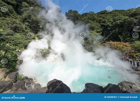 Onsen in Beppu, Oita, Japan Stock Image - Image of clipping, pond: 68588451