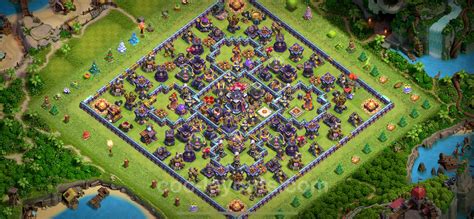 Best Anti 2 Stars Base TH15 with Link, Hybrid 2023 - Town Hall Level 15 Base Copy - (#6)