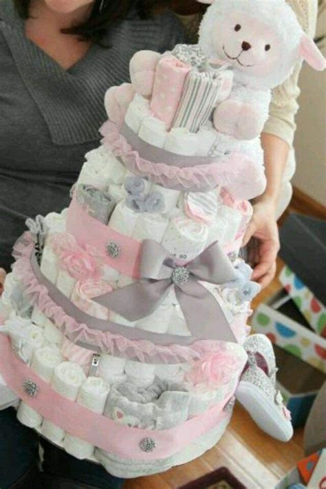 Pin by Leona Cassiany on Baby Shower! | Baby shower diaper cake, Diaper cakes girl, Baby girl ...