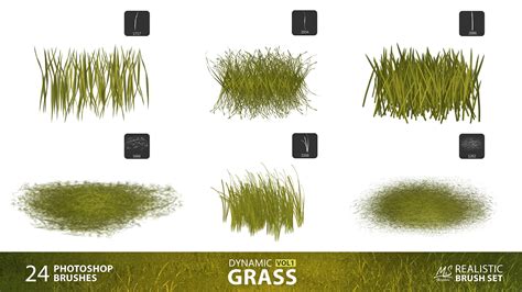 ArtStation - Grass Photoshop Brushes | MS Brushes | Brushes