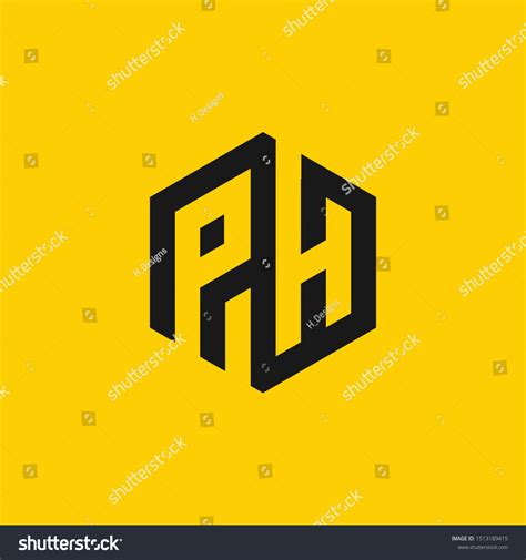 Ph P H Letter Alphabet Logo Stock Vector (Royalty Free) 1513189415 ...