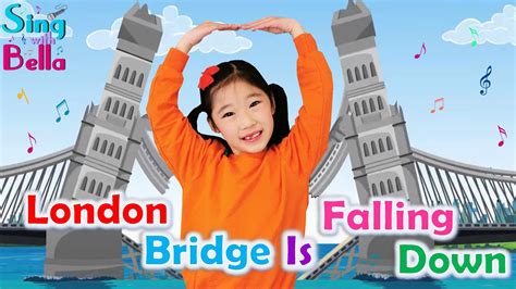 London Bridge Is Falling Down with Actions and Lyrics | Kids Action ...