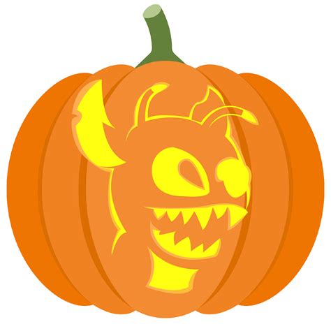 Stitch Teeth Pumpkin Stencil | Free Printable Papercraft Templates