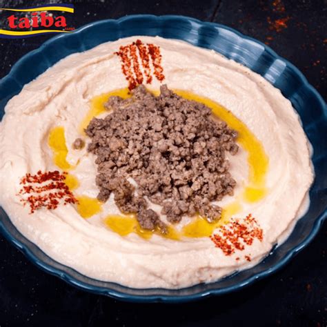 Hummus with meat Arabic lebanese, egyptian, palestinian, syrian, moroccan, italian restaurants ...