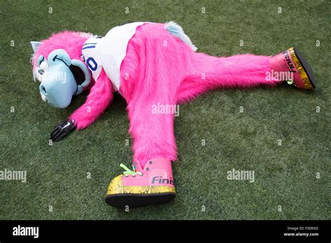 Overtime. 4th Oct, 2015. Indianapolis Colts mascot Blue in action Stock Photo, Royalty Free ...