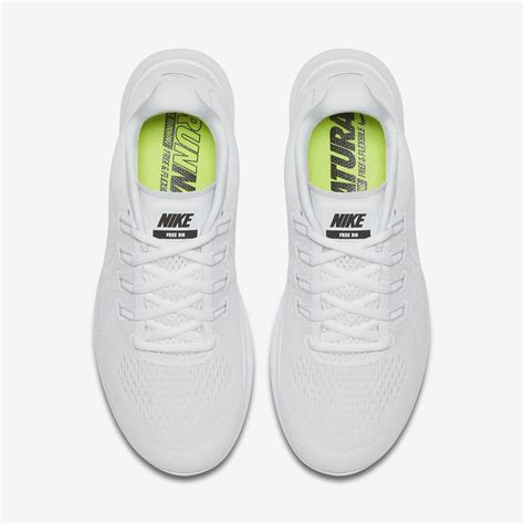 Nike Womens Free RN 2017 Running Shoes - White - Tennisnuts.com