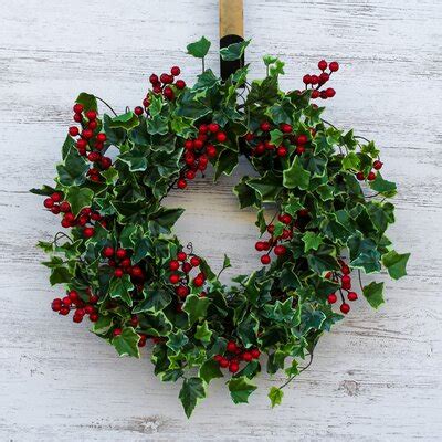 The Holiday Aisle® English Ivy and Christmas Berry Wreath