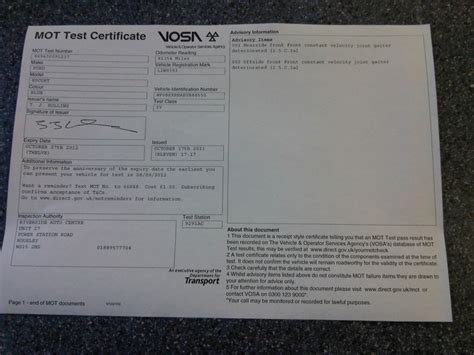 New mot certificates | Page 2 | Rods 'n' Sods - UK Hot Rod & Street Rod Forums