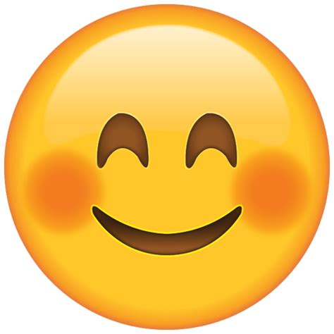 Download Smiling Face Emoji with Blushed Cheeks | Emoji Island
