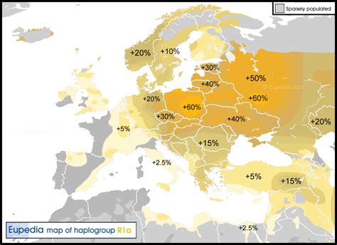 Maps Of Ydna Haplogroups In And Around Europe Map