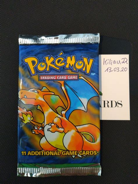 Pokemon Base Set Booster Pack Charizard 1999 Ny.. (390708147) ᐈ Köp på Tradera