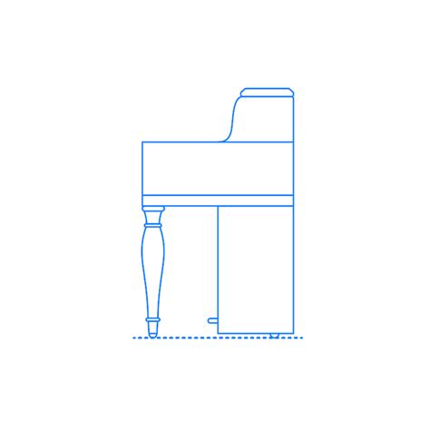 Steinway Upright Piano - Model 40 Dimensions & Drawings | Dimensions.Guide