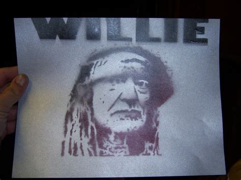 Willie Nelson Stencil 1 by evilebe on DeviantArt