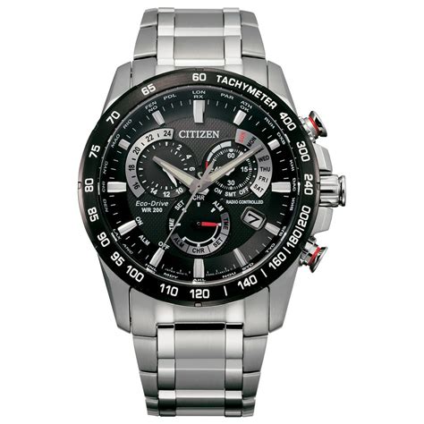 CITIZEN - Citizen Men's Eco-Drive PCAT Atomic Timekeeping Chronograph ...