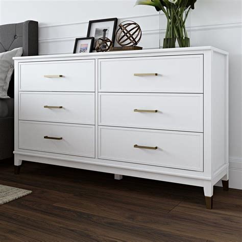 Wayfair White Dresser With Gold Hardware - Park Art