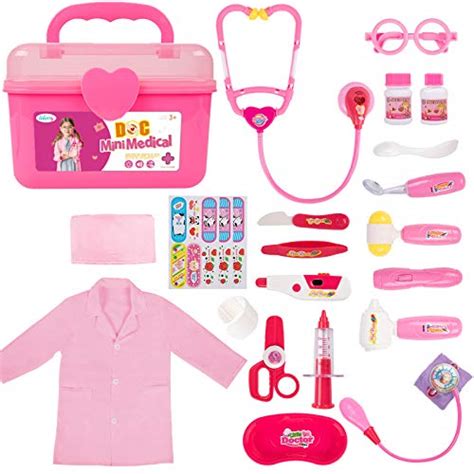 Liberry Durable Doctor Kit for Kids, 23 Pieces Pretend Play Educational ...