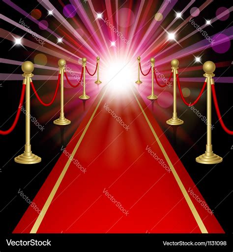 Red carpet Royalty Free Vector Image - VectorStock