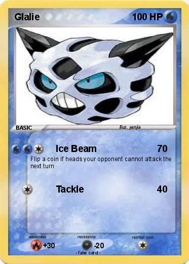 Pokémon Glalie 19 19 - Ice Beam - My Pokemon Card