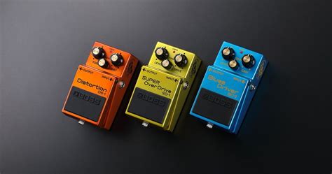 BOSS announces Limited-Edition 50th Anniversary Pedals