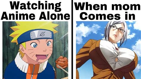 Download Anime Meme Watching Alone Wallpaper | Wallpapers.com