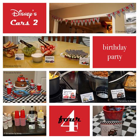 more than 9 to 5...my life as "Mom": Ethan's "Cars 2" Fourth Birthday Party