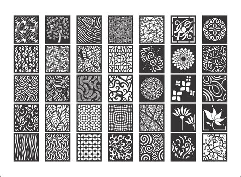 Mega Collection Of Decorative Screen Patterns Free DXF File Free ...