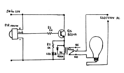 Motion Sensors Circuits – 5 DIY Ways of Building a Motion Detector