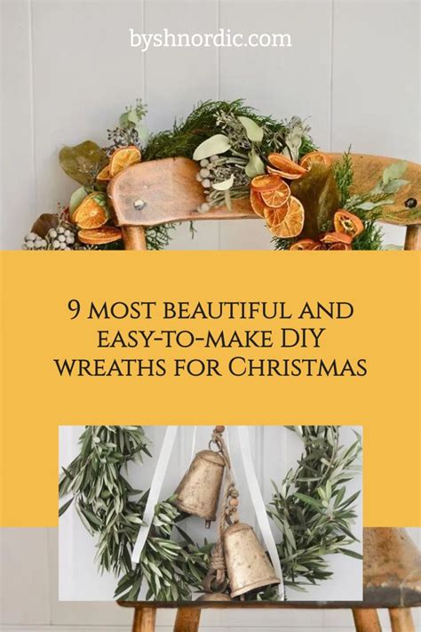 9 most beautiful and easy-to-make DIY wreaths for Christmas | Diy wreath, Fresh christmas wreath ...
