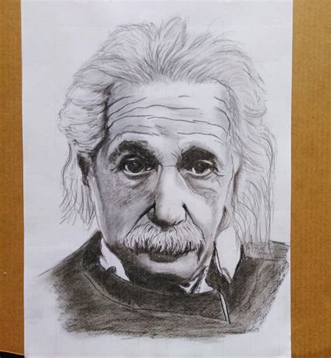 Sketch of Albert Einstein | Sketches, Character sketch, Drawings