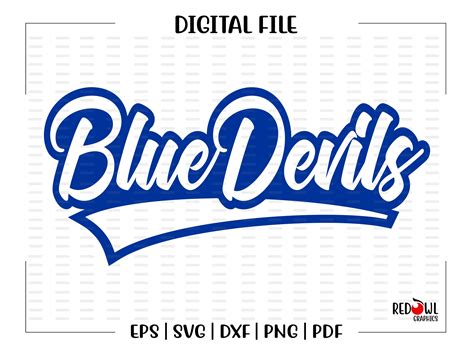 Blue Devil Svg Devils Svg Blue Devil Blue Devils Devil | Etsy