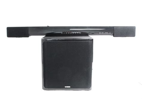 Yamaha Sound Bar With Wireless Subwoofer Bluetooth 2.1-Channel YAS-203BL Black | eBay