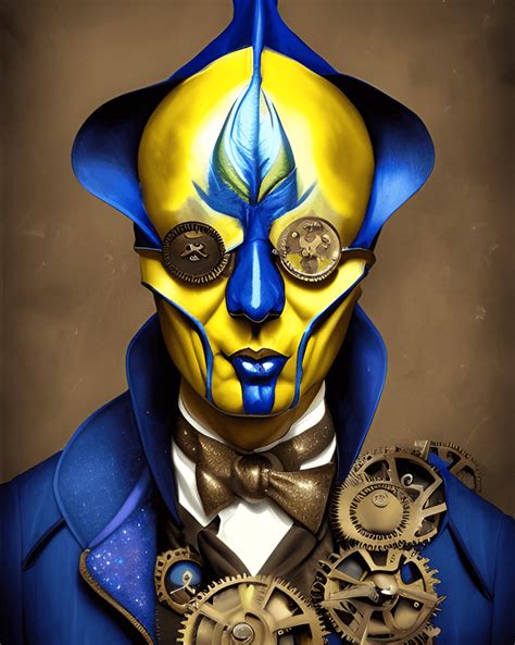 Steampunk Devil Graphic · Creative Fabrica