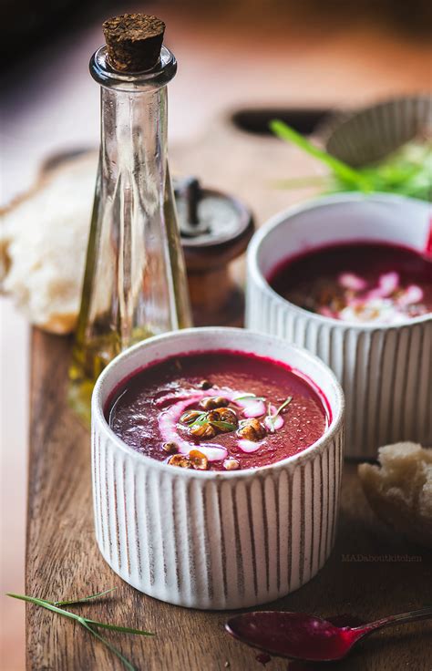 ROAsted Beetroot Soup - MADaboutkitchen